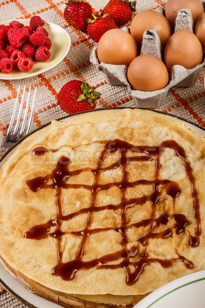 Pancakes  Stock photo © grafvision