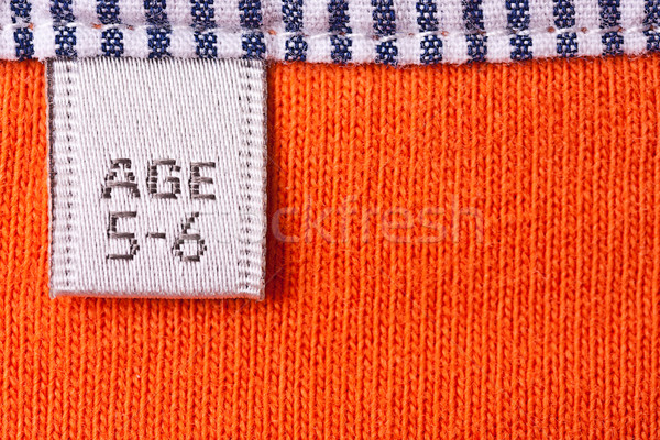 Clothing label Stock photo © grafvision
