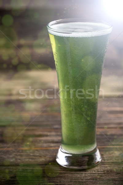 Foto d'archivio: Verde · birra · classico · festa · di · San · Patrizio · alimentare