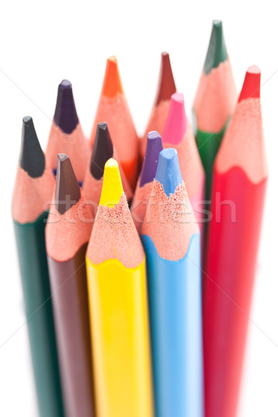 Triangular color pencils Stock photo © grafvision