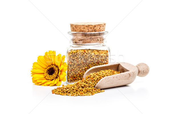 Pollen verre jar fleur nature énergie Photo stock © grafvision