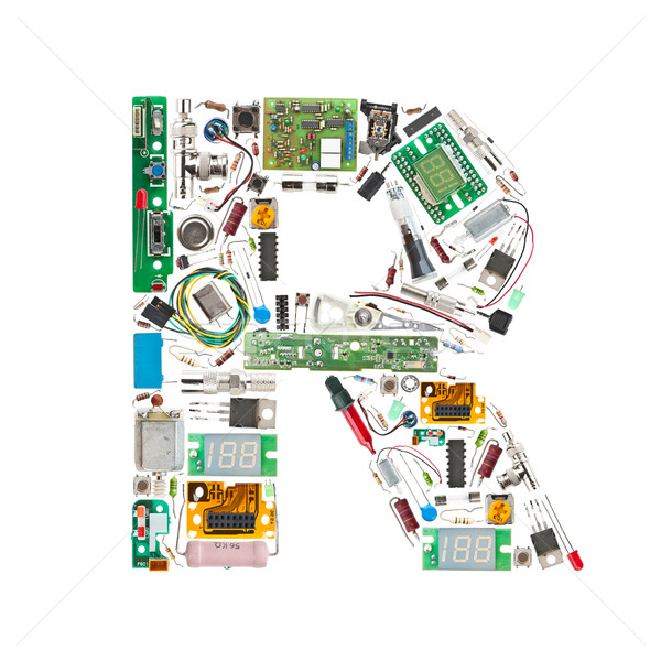 electronic components letter Stock photo © grafvision