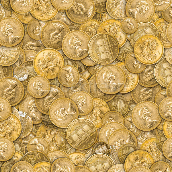 Stockfoto: Gouden · munten · naadloos · achtergrond · goud · succes · cash