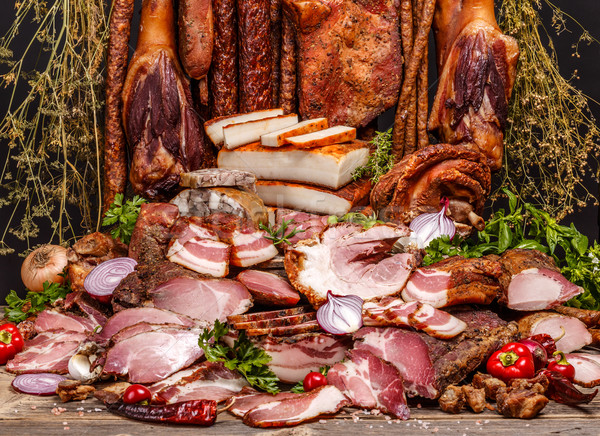 Still life of meats Stock photo © grafvision