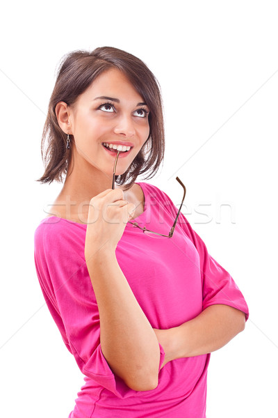female contemplating Stock photo © grafvision