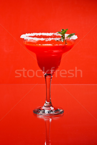 Zalamero sandía rojo agua vidrio beber Foto stock © grafvision