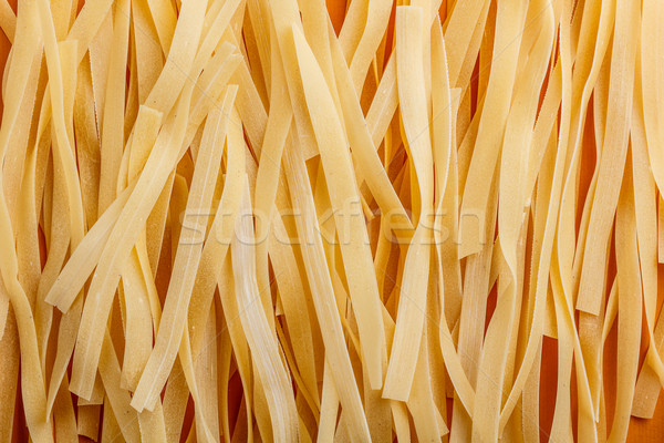 Makaronu włoski tagliatelle raw food tle wzór Zdjęcia stock © grafvision