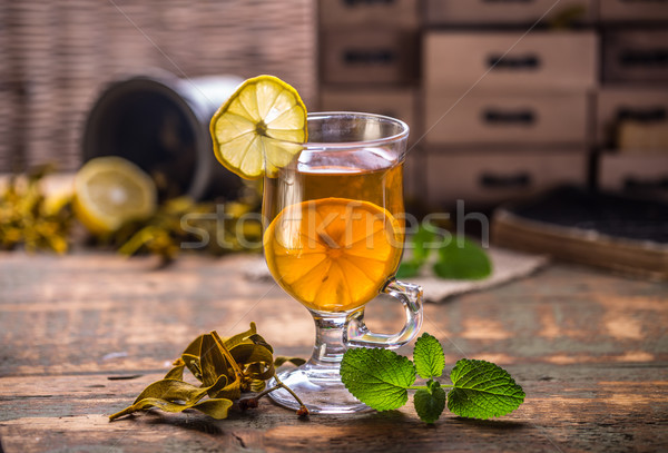 Glass cup tea  Stock photo © grafvision