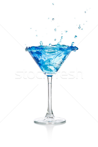 Blue curacao cocktail Stock photo © grafvision