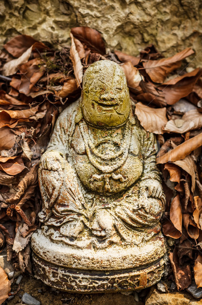 Jardín escultura grasa estatua Buda fondo Foto stock © grafvision