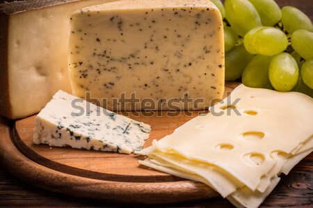 Assorted cheeses Stock photo © grafvision