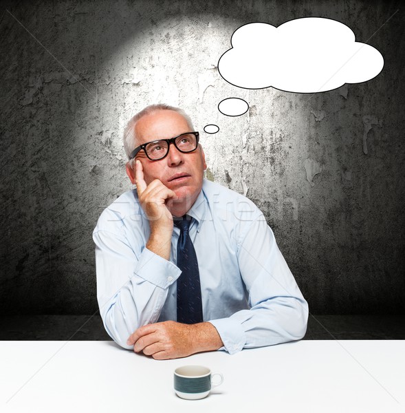 Thinking man Stock photo © grafvision