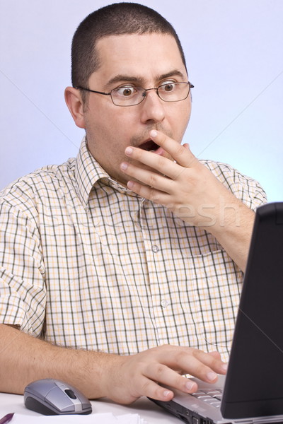  man in a office  Stock photo © grafvision