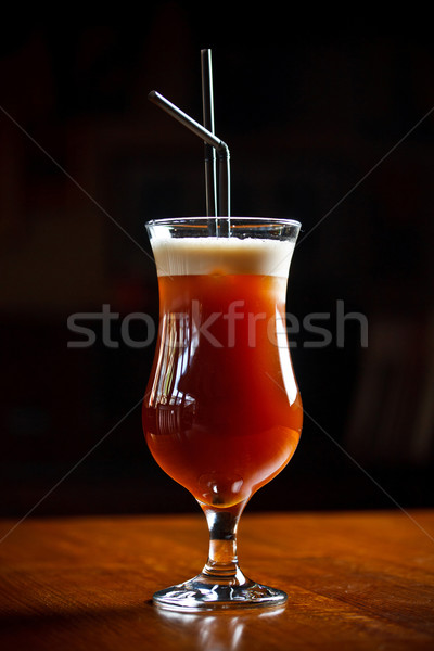 Café expreso brandy coco licor crema pina Foto stock © grafvision