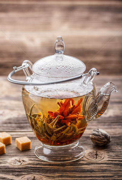 Blooming tea Stock photo © grafvision