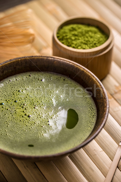 Green matcha tea Stock photo © grafvision