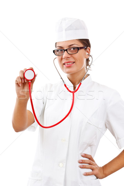 Smiling medical doctor Stock photo © grafvision