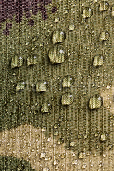 Wasserdicht Textil Stoff Regen Tropfen Wasser Stock foto © grafvision