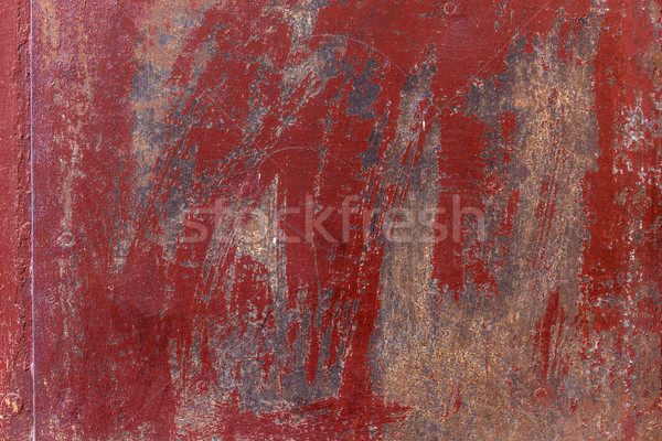 Starych tekstury metalu pęknięty malowany projektu tle Zdjęcia stock © grafvision