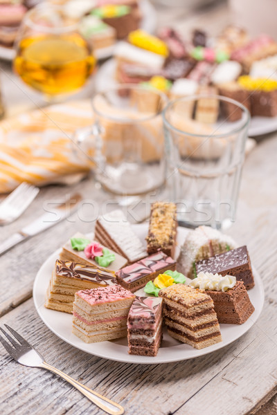 Stock photo: Decorative desserts
