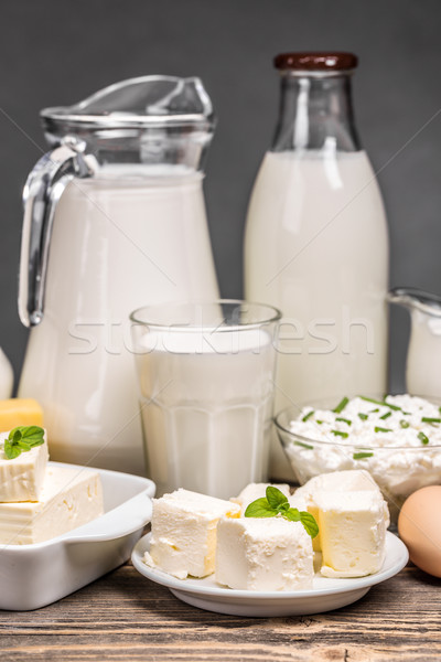 Fresh dairy products Stock photo © grafvision