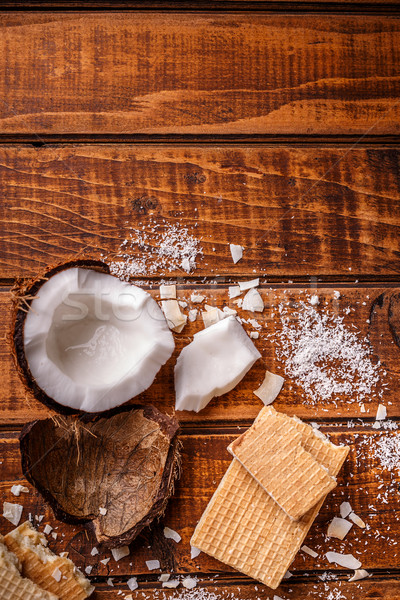Prescura bare alb ciocolată top vedere Imagine de stoc © grafvision