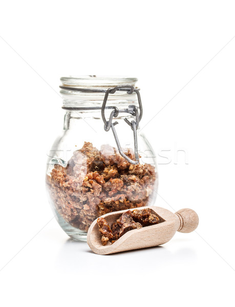 Propoli vetro jar medicina ape bianco Foto d'archivio © grafvision