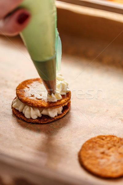 Mille-feuille cake Stock photo © grafvision