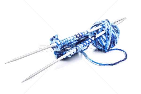 Knitting, skein and needles Stock photo © grafvision