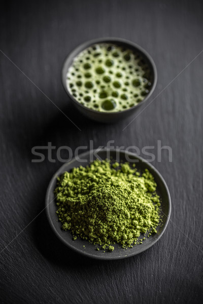 Powdered green tea Stock photo © grafvision