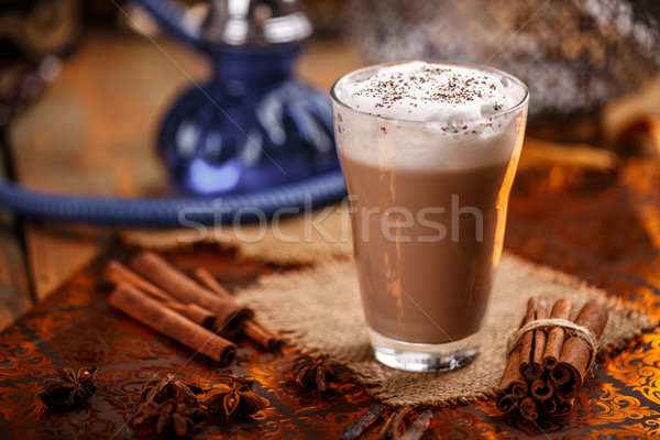 Hot chai latte Stock photo © grafvision