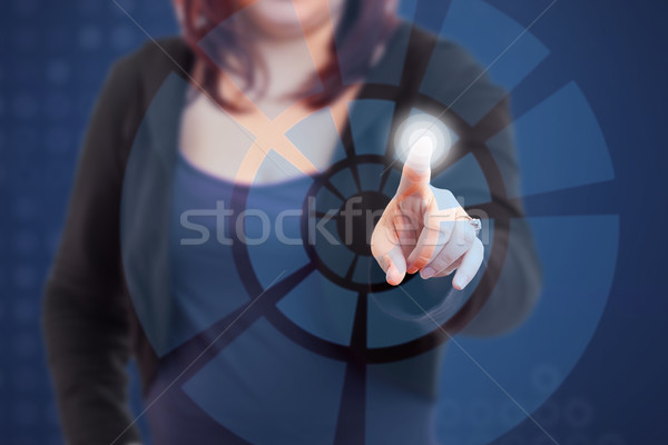 virtual button  Stock photo © grafvision