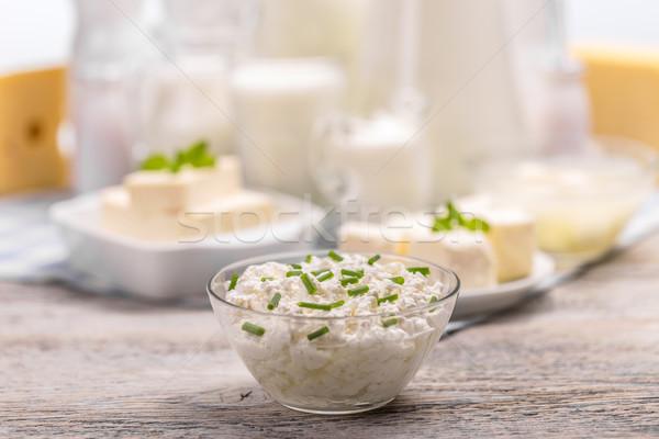 A bowl of cottage cheese  Stock photo © grafvision