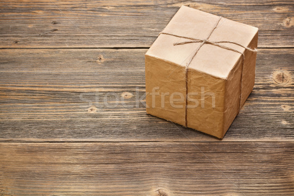 Wrapped packaged box  Stock photo © grafvision