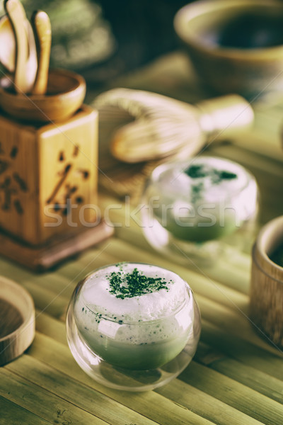 Matcha tea latte Stock photo © grafvision