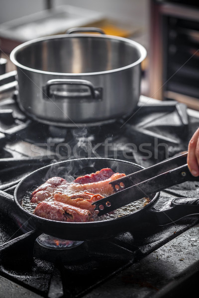 [[stock_photo]]: Roulé · canard · sein · pétrolières · restaurant · cuisine