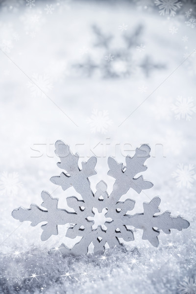 Snowflake decoration Stock photo © grafvision