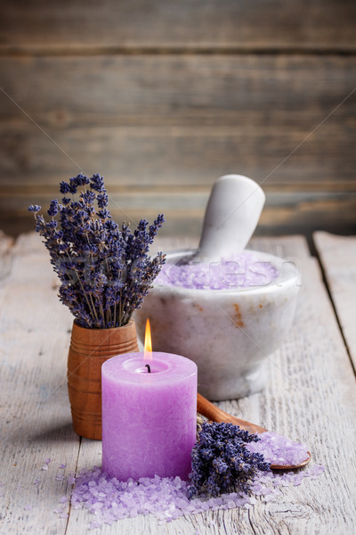 Stock photo: Dried lavender