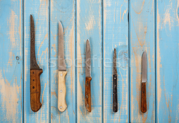 Set of knifes Stock photo © grafvision