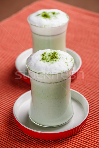Green tea latte Stock photo © grafvision