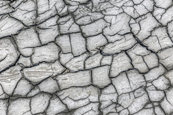 Risse getrocknet Boden Jahreszeit Wüste Rahmen Stock foto © grafvision