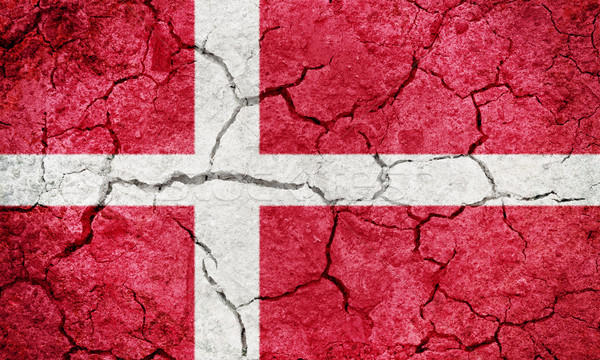 Stock photo: Kingdom of Denmark flag