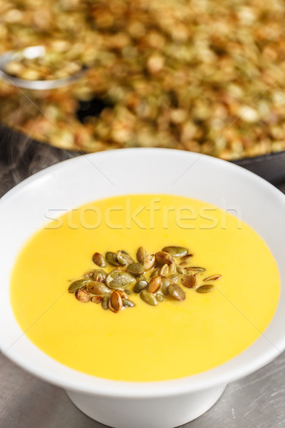 Carrot cream soup Stock photo © grafvision