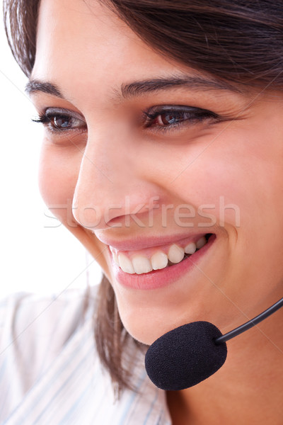 Retrato jóvenes bastante femenino primer plano representante Foto stock © grafvision