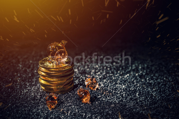 Bitcoin saving and investment concept Stock photo © grafvision