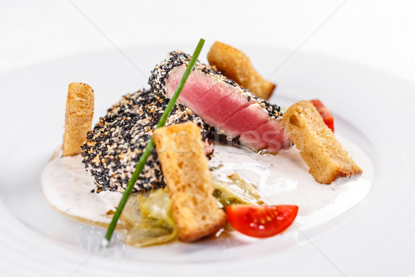 Roasted tuna steaks Stock photo © grafvision