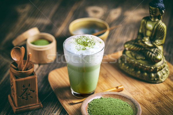 Matcha tea latte Stock photo © grafvision