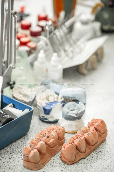 Dental prothetic laboratory Stock photo © grafvision