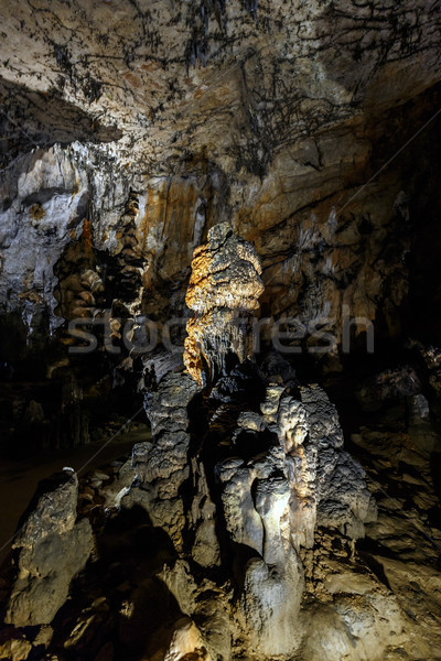 Stalagmites and stalactites Stock photo © grafvision