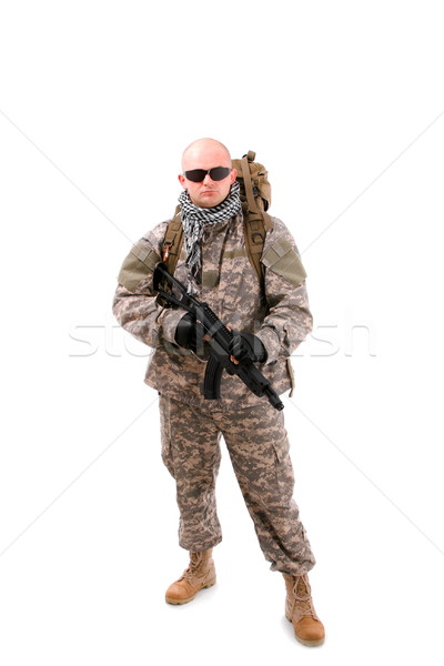 Spéciale forces militaire soldat Photo stock © grafvision